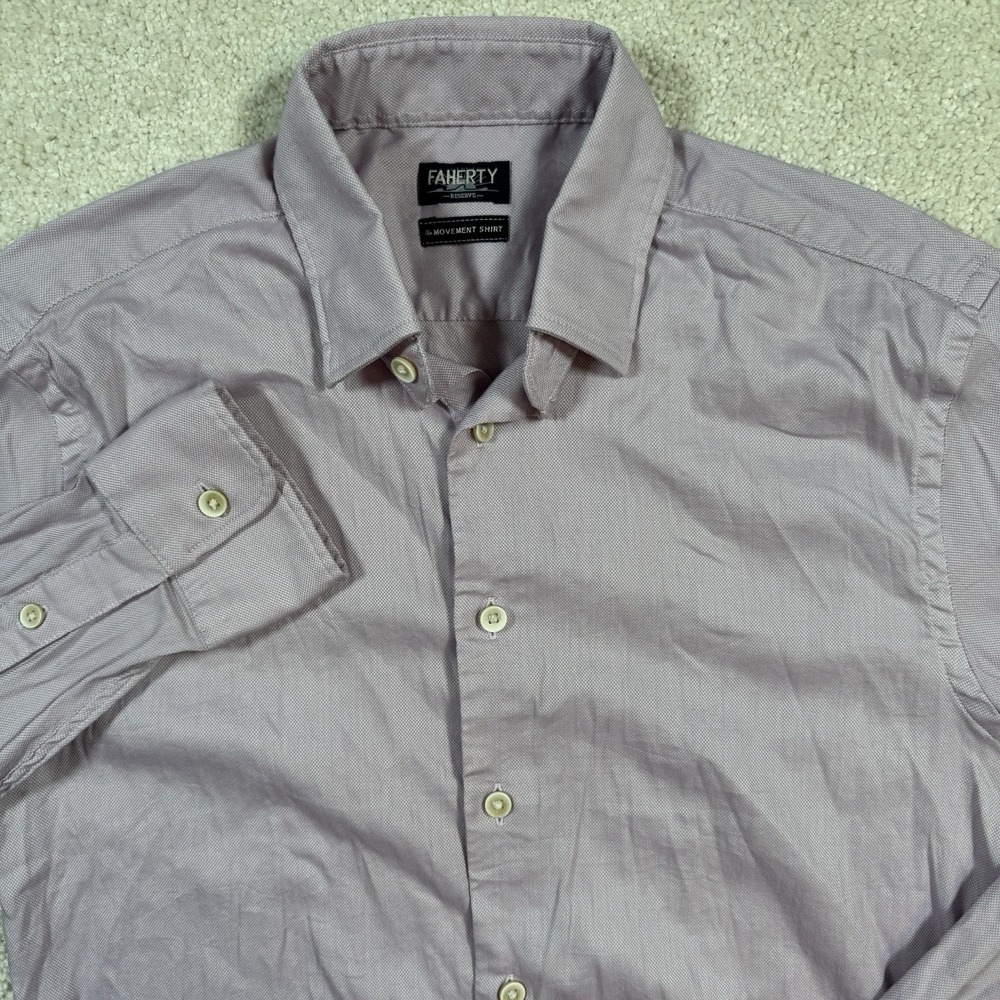 Faherty The‎ Movement Shirt Casual Button Up Men's Size XS Cotton Blend